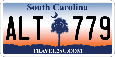 SC license plate ALT779