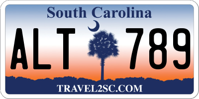 SC license plate ALT789
