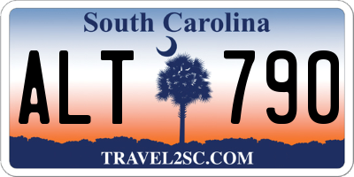 SC license plate ALT790