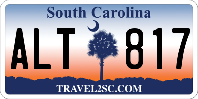 SC license plate ALT817
