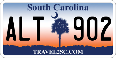 SC license plate ALT902