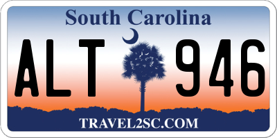 SC license plate ALT946
