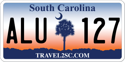 SC license plate ALU127