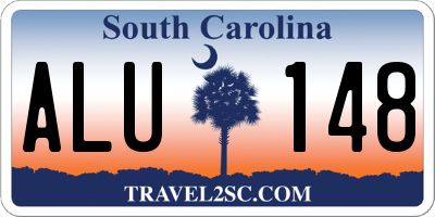 SC license plate ALU148