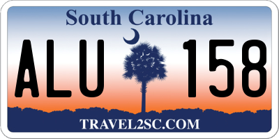 SC license plate ALU158