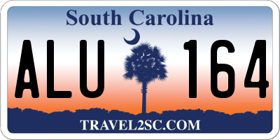 SC license plate ALU164