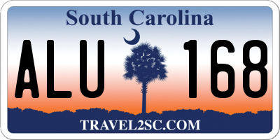 SC license plate ALU168