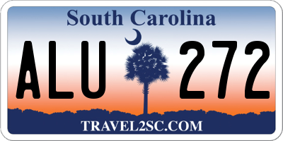SC license plate ALU272