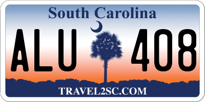SC license plate ALU408