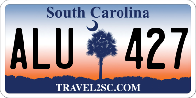 SC license plate ALU427