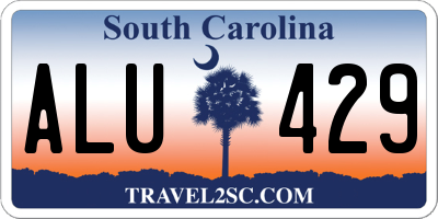 SC license plate ALU429
