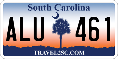 SC license plate ALU461