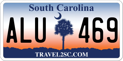 SC license plate ALU469