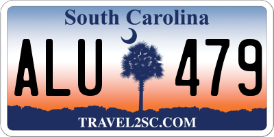 SC license plate ALU479
