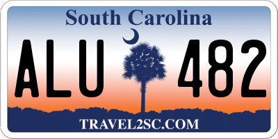 SC license plate ALU482