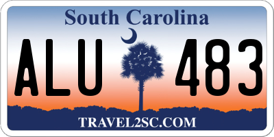 SC license plate ALU483