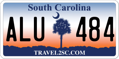 SC license plate ALU484