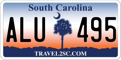 SC license plate ALU495