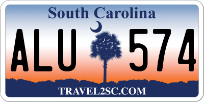 SC license plate ALU574