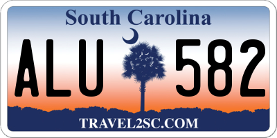 SC license plate ALU582