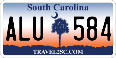 SC license plate ALU584