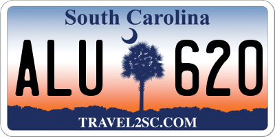 SC license plate ALU620