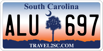 SC license plate ALU697