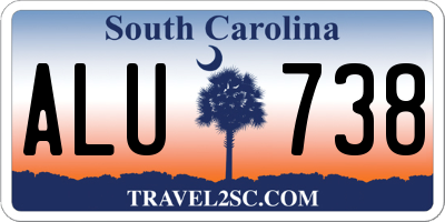 SC license plate ALU738