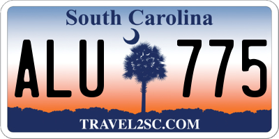 SC license plate ALU775