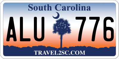 SC license plate ALU776