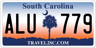 SC license plate ALU779