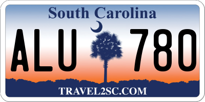 SC license plate ALU780