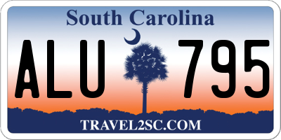 SC license plate ALU795
