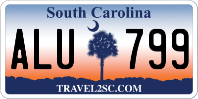 SC license plate ALU799