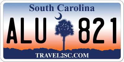 SC license plate ALU821