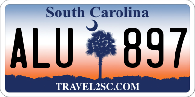 SC license plate ALU897