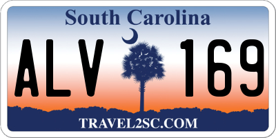 SC license plate ALV169
