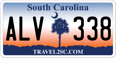 SC license plate ALV338