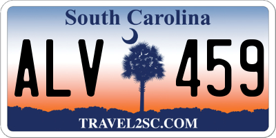 SC license plate ALV459