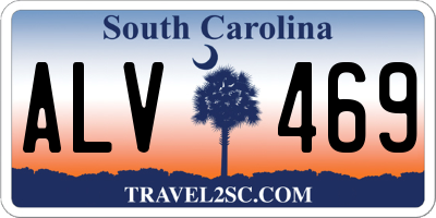 SC license plate ALV469