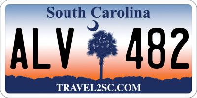 SC license plate ALV482
