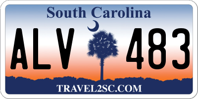 SC license plate ALV483