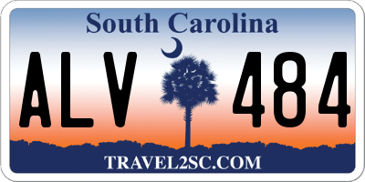 SC license plate ALV484