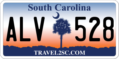 SC license plate ALV528