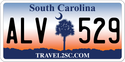 SC license plate ALV529