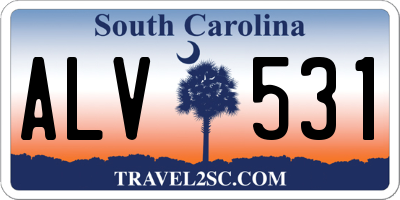 SC license plate ALV531