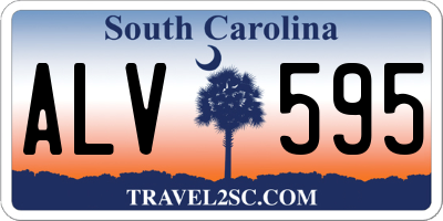 SC license plate ALV595
