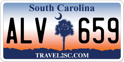 SC license plate ALV659