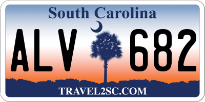 SC license plate ALV682