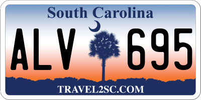 SC license plate ALV695